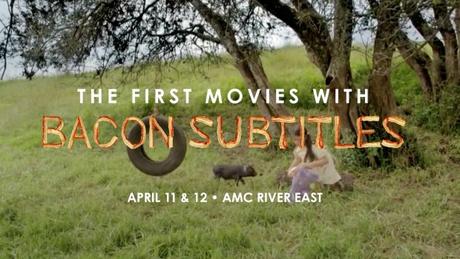 Subtítulos de bacon para promocionar un festival de cine latino en Estados Unidos