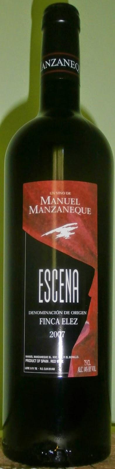 Escena Tinto Crianza 2007, de Bodegas Manuela Manzaneque Escena Tinto Crianza 2007, de Bodegas Manuela Manzaneque