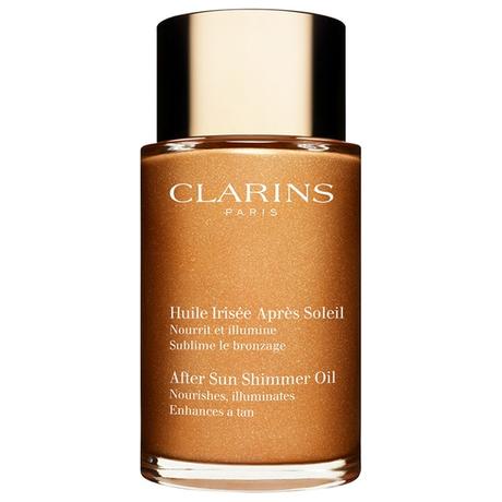 Aceite aftersun con reflejos luminosos para tu piel de Clarins aceite irisado de Clarins