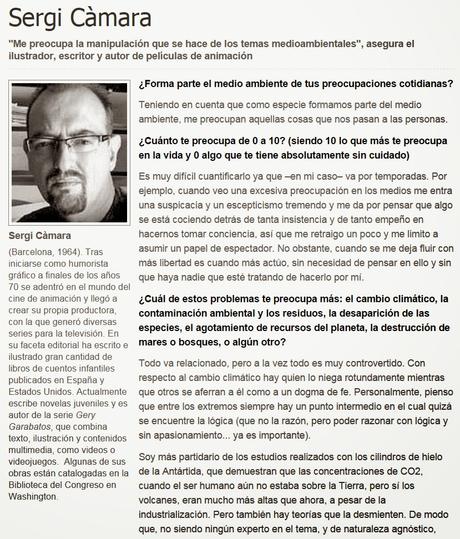 Entrevista sobre la actualidad del medio ambiente en ECOAVANT