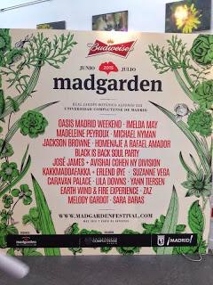 Madgarden 2015: Jackson Browne, Suzanne Vega, Yann Tiersen, Lila Downs, Imelda May, Melody Margot, Madeleine Peyroux, Michael Nyman...