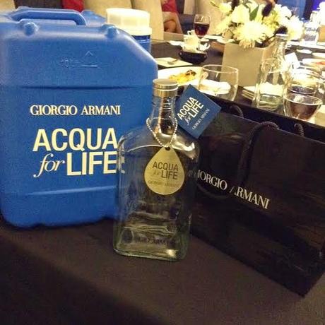 #1dayon10liters el desafío de Armani