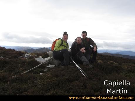 Ruta Alto Aristebano, Estoupo, Capiella Martín: Cima de la Capiella Martín