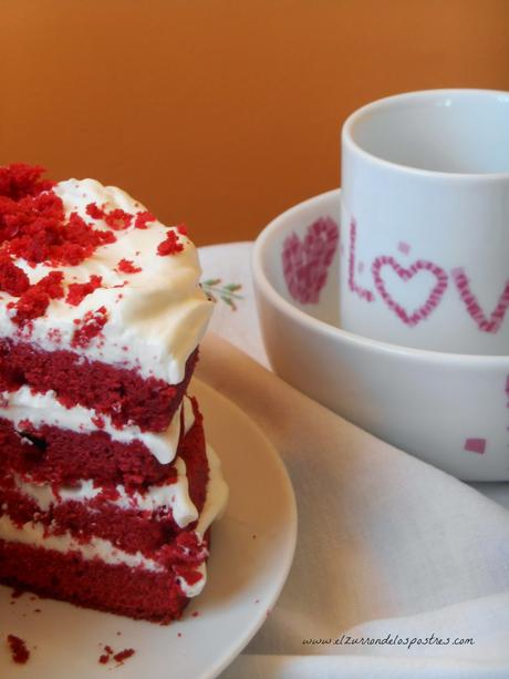 Tarta Red Velvet con crema de Queso Tarta Red Velvet con crema de Queso