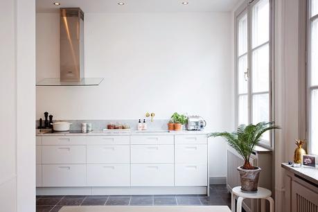 Un apartamento totalmente blanco Un apartamento totalmente blanco