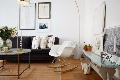 Un apartamento totalmente blanco Un apartamento totalmente blanco