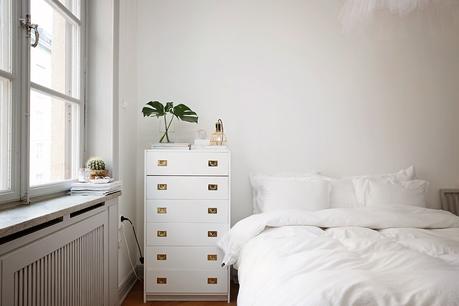 Un apartamento totalmente blanco Un apartamento totalmente blanco