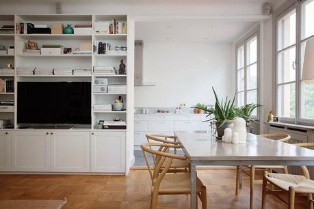 Un apartamento totalmente blanco Un apartamento totalmente blanco