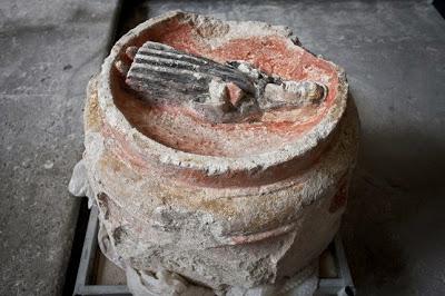 Las excavaciones en el entorno del Castillo de Burgos sacan a la luz múltiples restos medievales