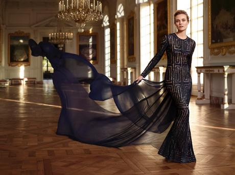 Diane Kruger brilla en Versalles para un shoot para Martell Cognac