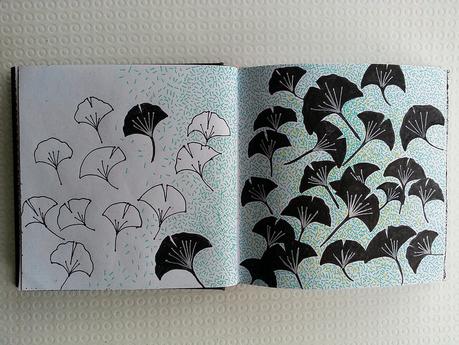 Dibujando en el cuaderno Sketchbook _11022015