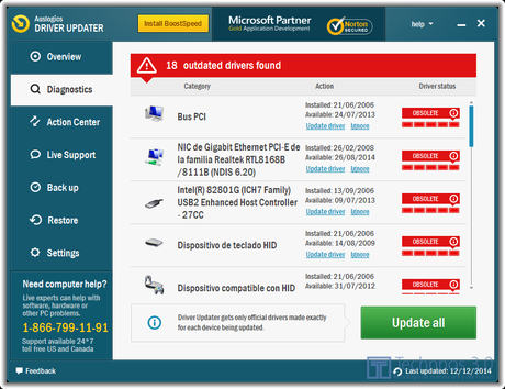 Auslogics Driver Updater 1.2.2.0 - Actualice todos los controladores en su PC en un solo clic Auslogics Driver Updater 1.2.2.0 - Actualice todos los controladores en su PC en un solo clic