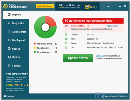 Auslogics Driver Updater 1.2.2.0 - Actualice todos los controladores en su PC en un solo clic Auslogics Driver Updater 1.2.2.0 - Actualice todos los controladores en su PC en un solo clic
