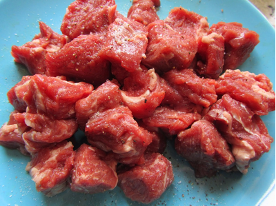 Menestra con carne