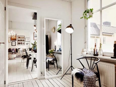 Consigue un estilo romántico, cálido y acogedor nórdico en blanco y negro Consigue un estilo romántico, cálido y acogedor nórdico en blanco y negro