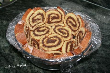 Bomba rellena de Mousse de Fresa