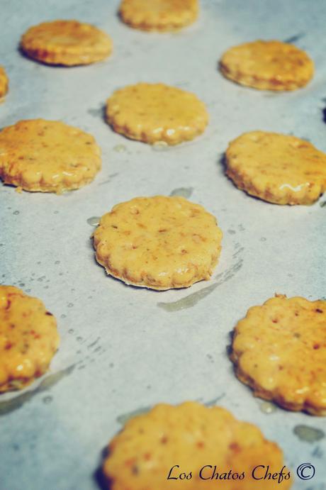Galletas de queso y tomate Galletas de queso y tomate