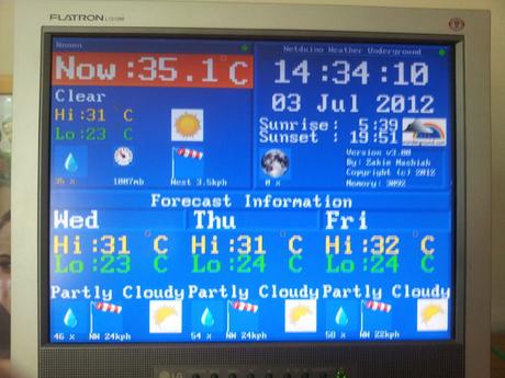 Estación metereológica basada en Netduino+ Imagen de la estación meteorológica (metro) con Netduino