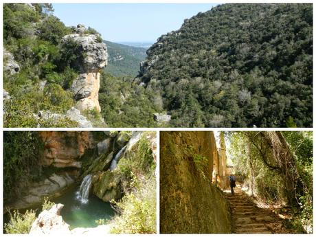 Ruta por el valle del río Glorieta cerca de Alcover (Tarragona)