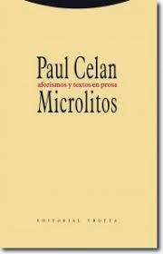Microlitos de Paul Celan