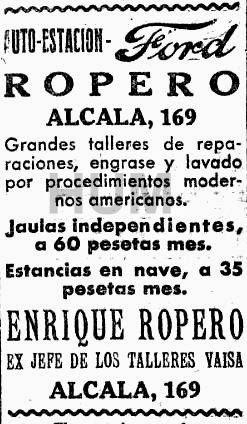 Incendio en la calle de Alcalá. Madrid, 1930