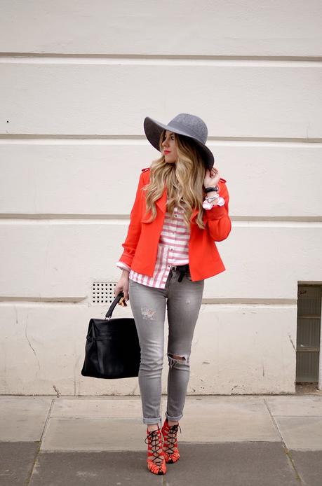 Red trench Red trench