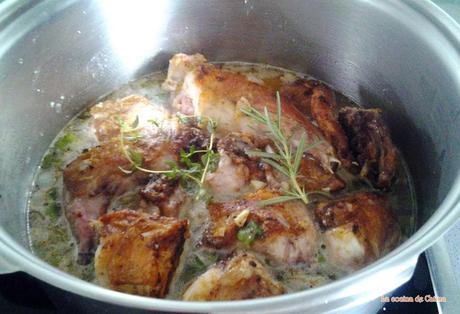 Conejo a la sidra Conejo a la sidra