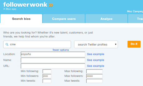 Cómo robarle posicionamiento web a tu competencia Búsqueda de influencers en followerwonk