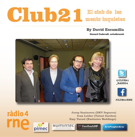 Emy Teruel en el programa Club 21 de RNE4