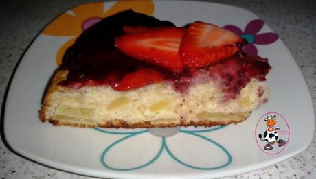 TARTA DE MANZANA Y FRESAS TARTA DE MANZANA Y FRESAS