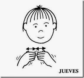 Curso de Lenguaje bimodal para todos: Los días de la semana