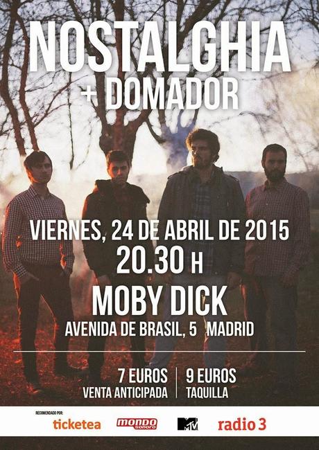 Discos, música y reflexiones cubrirá el concierto en Madrid de Nostalghia (24-04-2015) Discos, música y reflexiones cubrirá el concierto en Madrid de Nostalghia (24-04-2015)