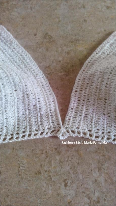 Paso a Paso. Cómo unir copas a ganchillo para tejer top de verano o crop top (How to join to make a crocheted crop to for summer)