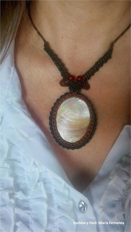 Macramé para colgar dijes de nácar, semillas. Hacer tus propios colgantes DIY Macramé para colgar dijes de nácar, semillas. Hacer tus propios colgantes DIY