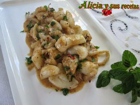 JIBIAS CON PICADA DE ALMENDRAS Y HIERBABUENA JIBIAS CON PICADA DE ALMENDRAS Y HIERBABUENA