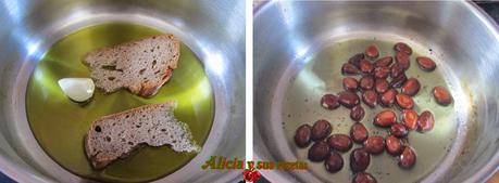 JIBIAS CON PICADA DE ALMENDRAS Y HIERBABUENA JIBIAS CON PICADA DE ALMENDRAS Y HIERBABUENA