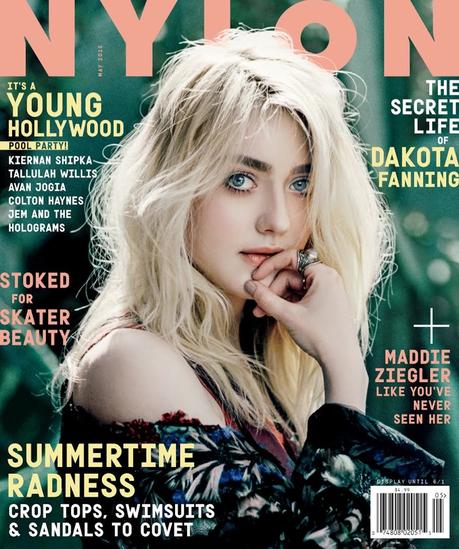 Dakota Fanning portada de NYLON Magazine