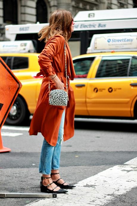 ORANGE TRENCH, 5th ave ORANGE TRENCH, 5th ave