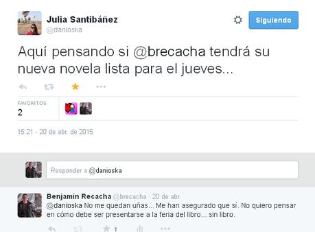 Martes, 21 de abril de 2015 tuit Julia