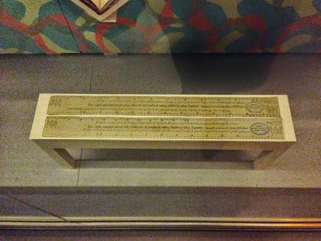 Algunos de los centímetros de la exposición de la Biblioeca Nacional Algunos de los centímetros de la exposición de la Biblioeca Nacional