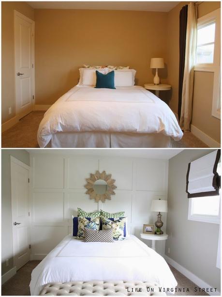 ANTES Y DESPUÉS: Un precioso dormitorio en gris, blanco y azul