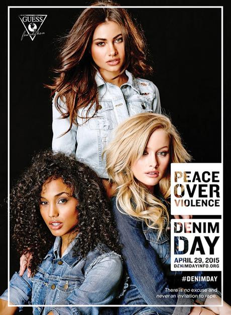 Guess se posiciona contra la violencia en su nueva campaña denim Guess se posiciona contra la violencia en su nueva campaña denim