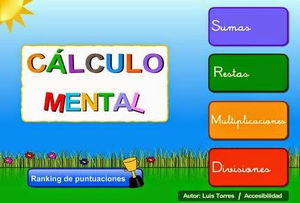 Aplicación web Cálculo Mental