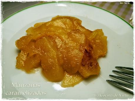 Manzanas Caramelizadas Manzana caramelizada