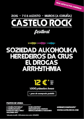 Castelo Rock 2015: Soziedad Alkoholika, El Drogas, Heredeiros da Crus...