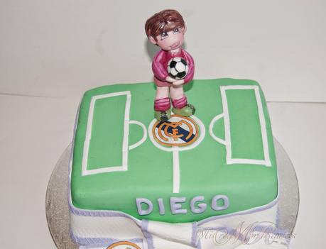 TARTA CAMPO DE FÚTBOL REAL MADRID