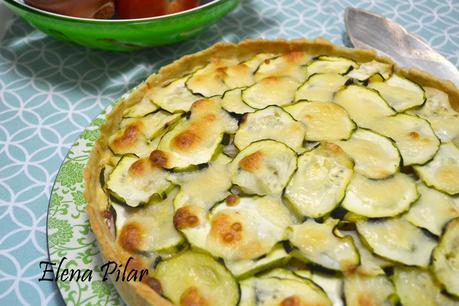 Tarta de verduras asadas, sin huevo (Thermomix y tradicional)