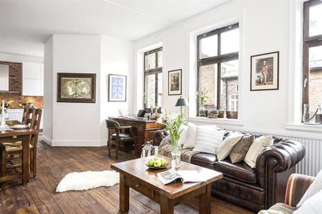 Decoración clásica en madera y blanco que enamora decoracion-clasica-madera-blanco