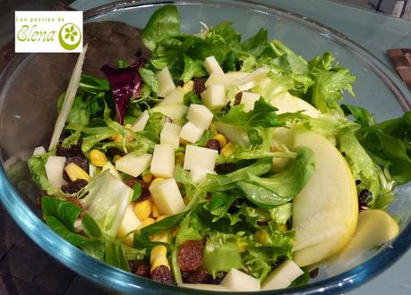 Ensalada con manzana Ensalada con manzana