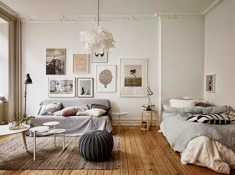 El piso de la semana:Blanco, gris y colores empolvados, bonito no, lo siguiente!